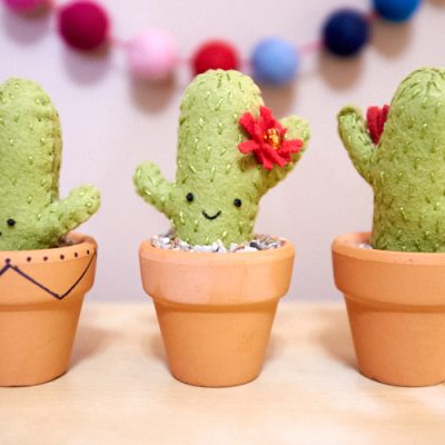 Felt Cacti craft