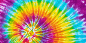Colorful Tie Dyed fabric.