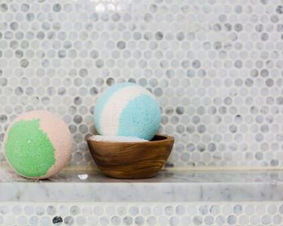 Spa bath balms.