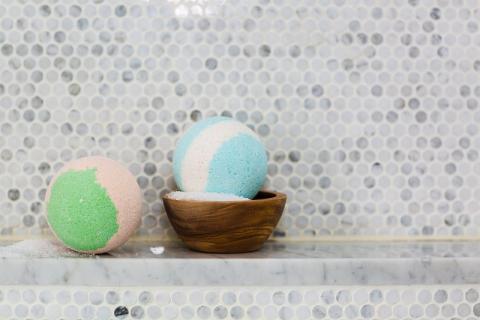 Spa bath balms.