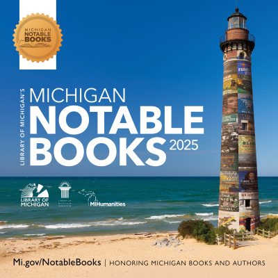 The Michigan Notable Books Logo.