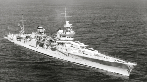 Photo of the W. W. II cruiser USS Indianapolis