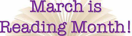 March is Reading Month logo.