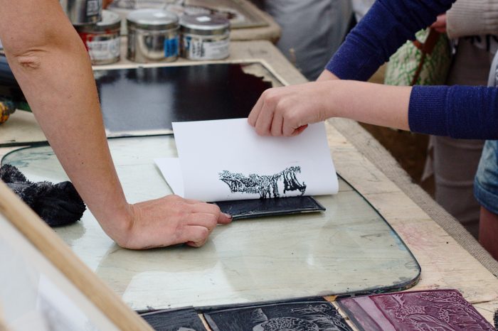Teen Linocut Prints.