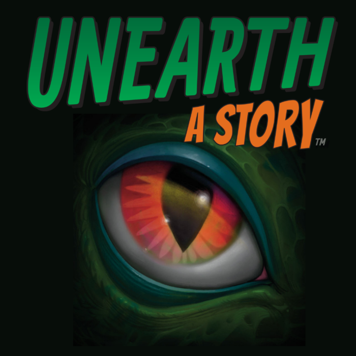 Unearth a Story Summer Reading graphic.