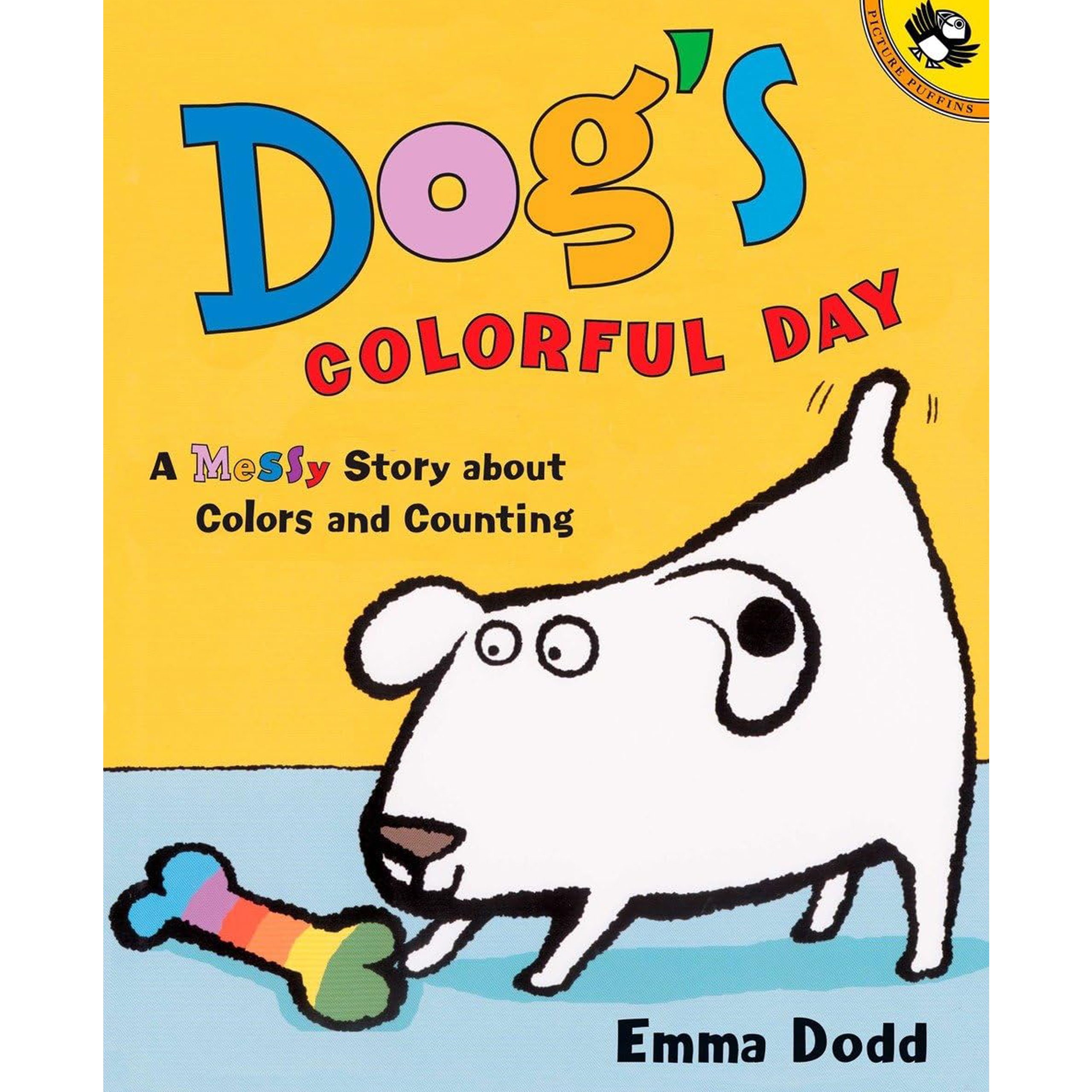 Dog's Colorful Day