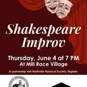 Shakespeare Improv logo.